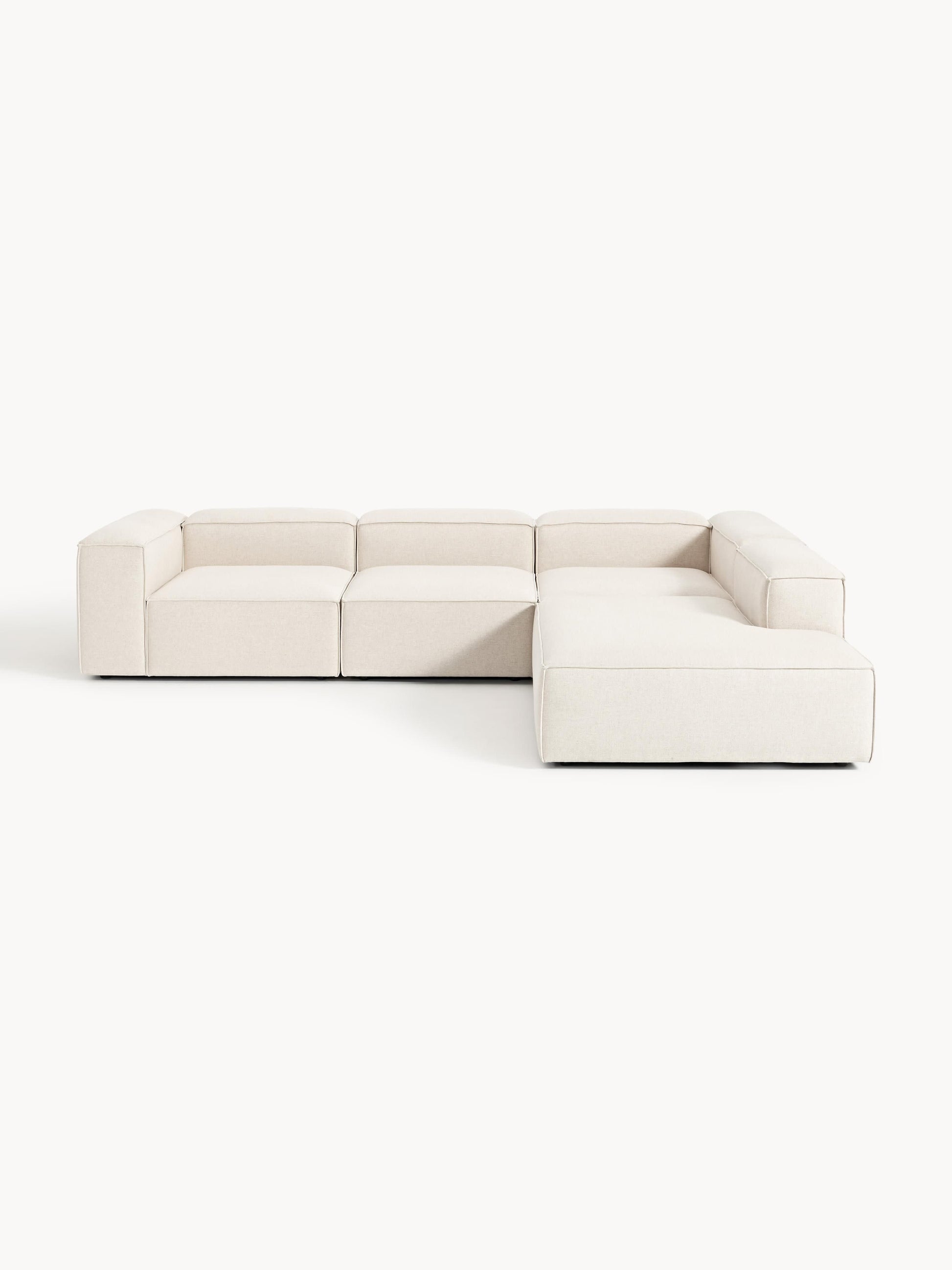 Lensford Modular XL Corner Sofa (4-Seater) in Linen Blend