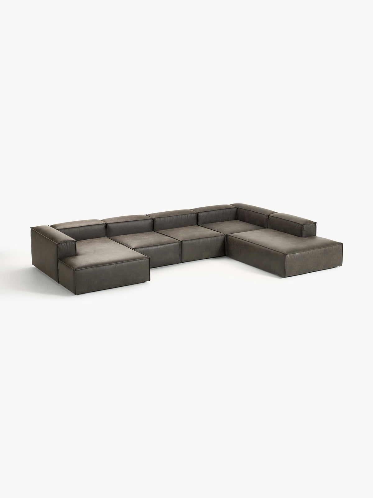 Lensford Modular XL Leather Sofa