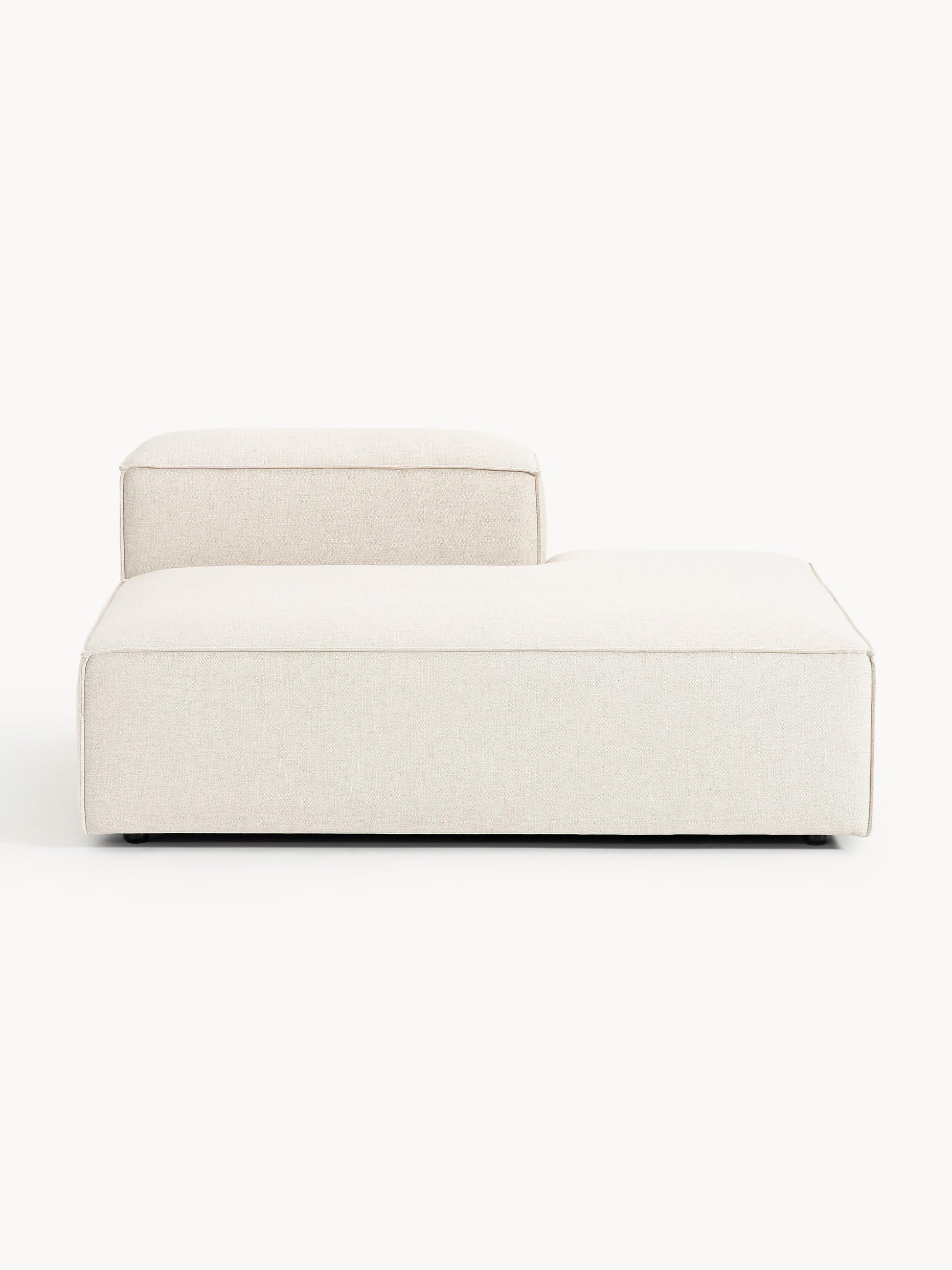 Lensford Ottoman Module in Linen Blend