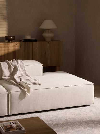 Lensford Ottoman Module in Linen Blend