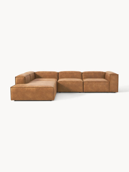 Lensford XL Modular Corner Sofa (4-Seater) in Leather