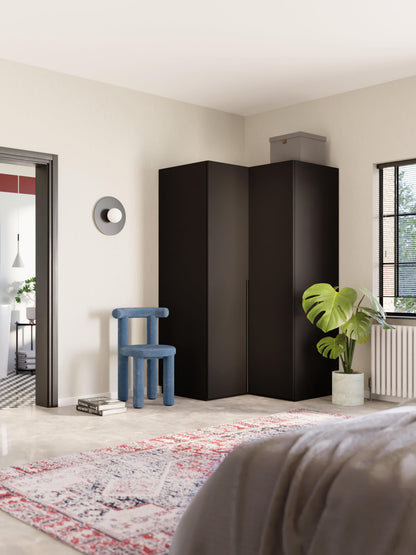 Leovard Modular Corner Wardrobe, 115 cm Wide, in Various Sizes