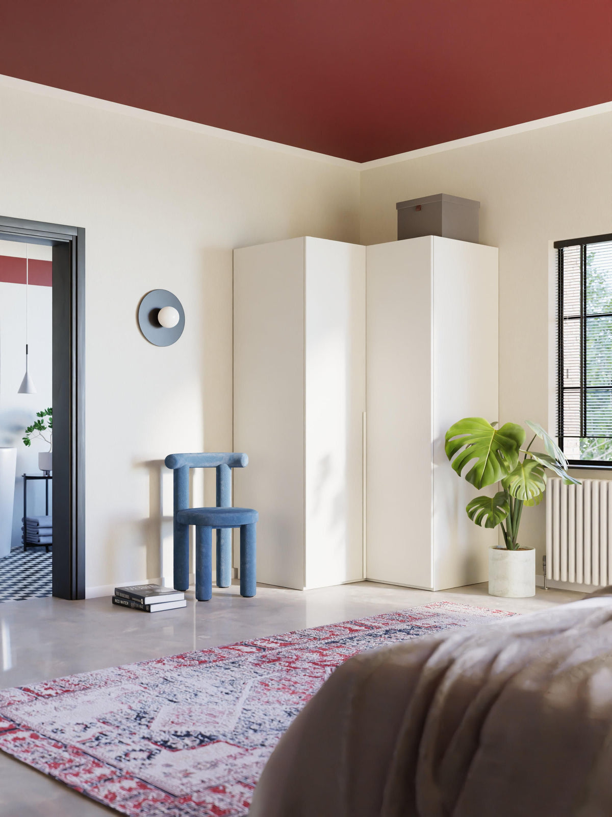 Leovard Modular Corner Wardrobe, 115 cm Wide, in Various Sizes