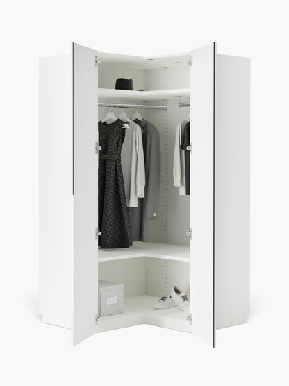Leovard Modular Corner Wardrobe, 115 cm Wide, in Various Sizes
