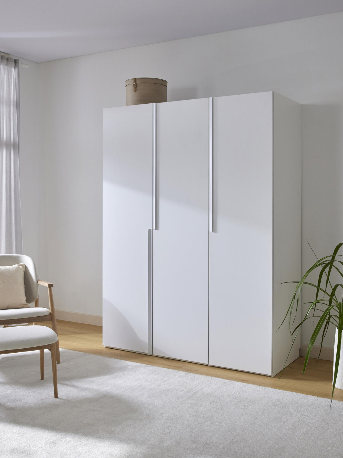 Leovard Modular Hinged-Door Wardrobe, 150 cm Wide, in Various Sizes