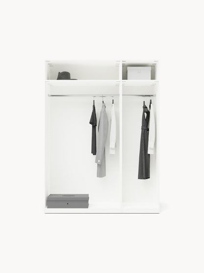 Leovard Modular Hinged-Door Wardrobe, 150 cm Wide, in Various Sizes