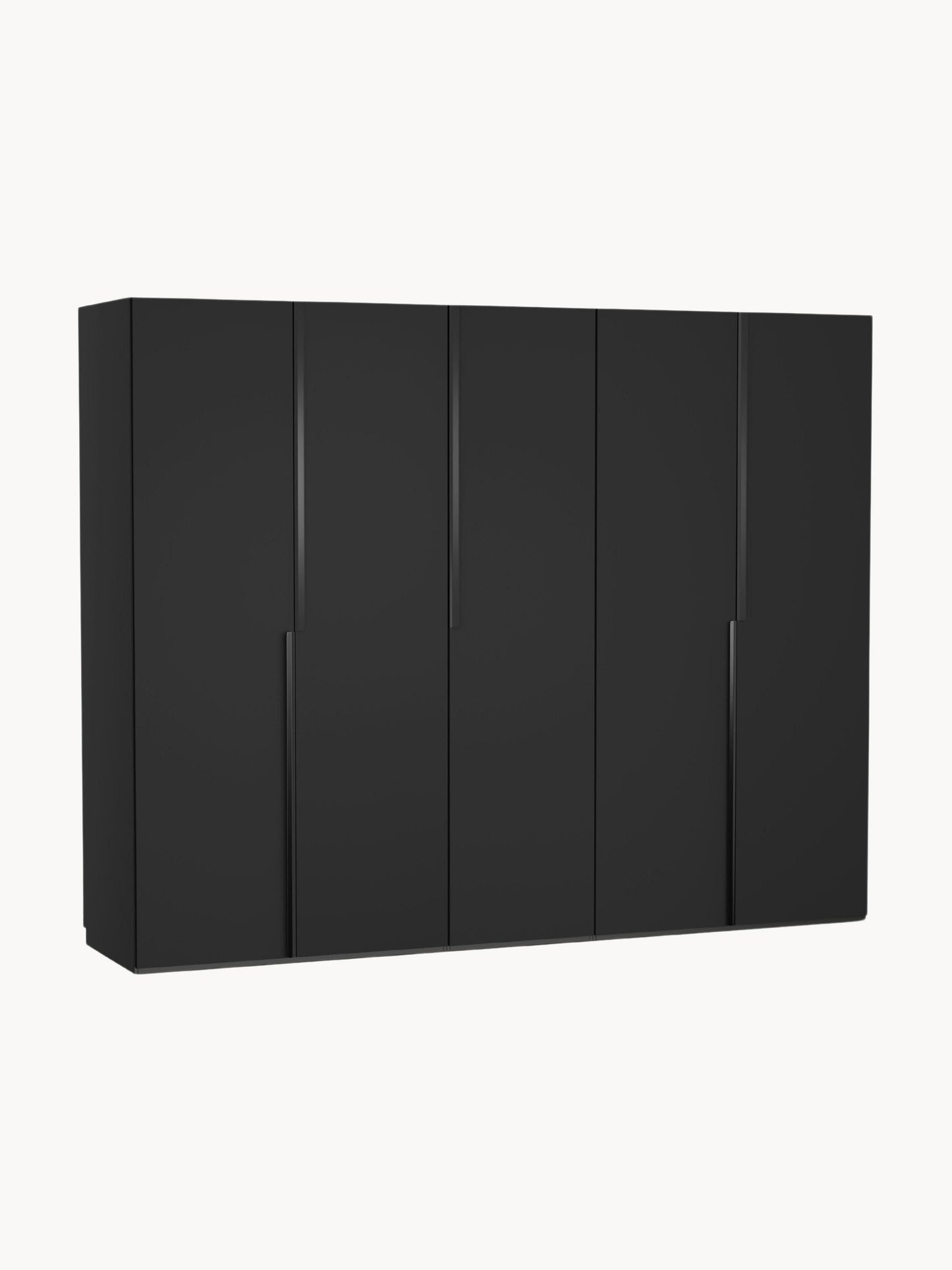 Leovard Modular Hinged-Door Wardrobe, 250 cm Wide, in Various Sizes