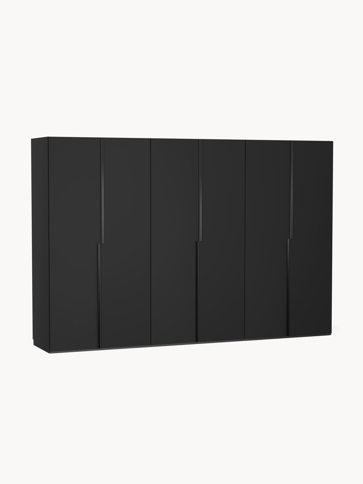 Leovard Modular Hinged-Door Wardrobe, 300 cm Wide, in Various Sizes