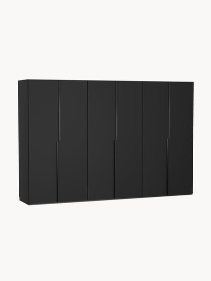 Leovard Modular Hinged-Door Wardrobe, 300 cm Wide, in Various Sizes