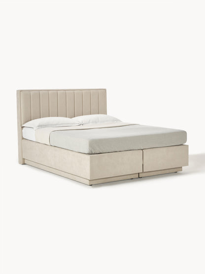 Livanne Box Spring Bed with Storage