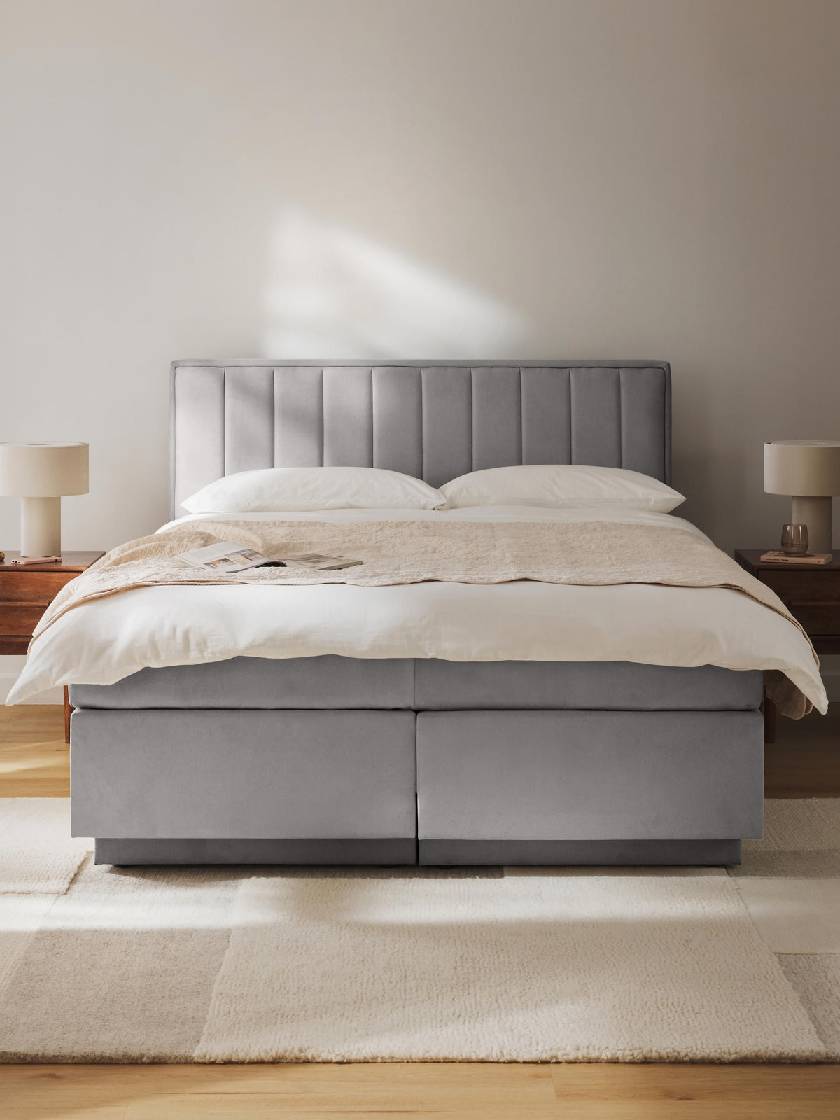 Livanne Box Spring Bed with Storage
