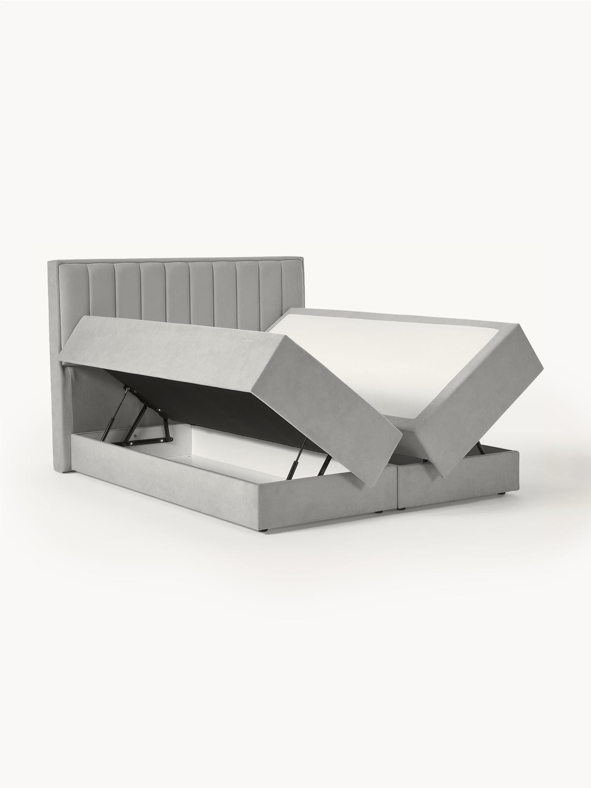 Livanne Box Spring Bed with Storage
