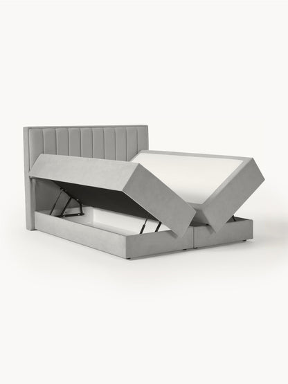 Livanne Box Spring Bed with Storage