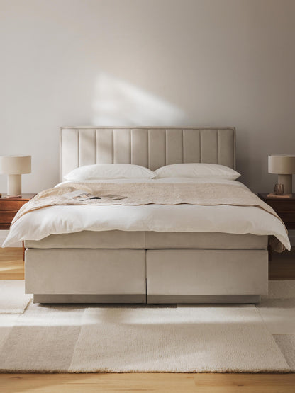 Livanne Box Spring Bed with Storage