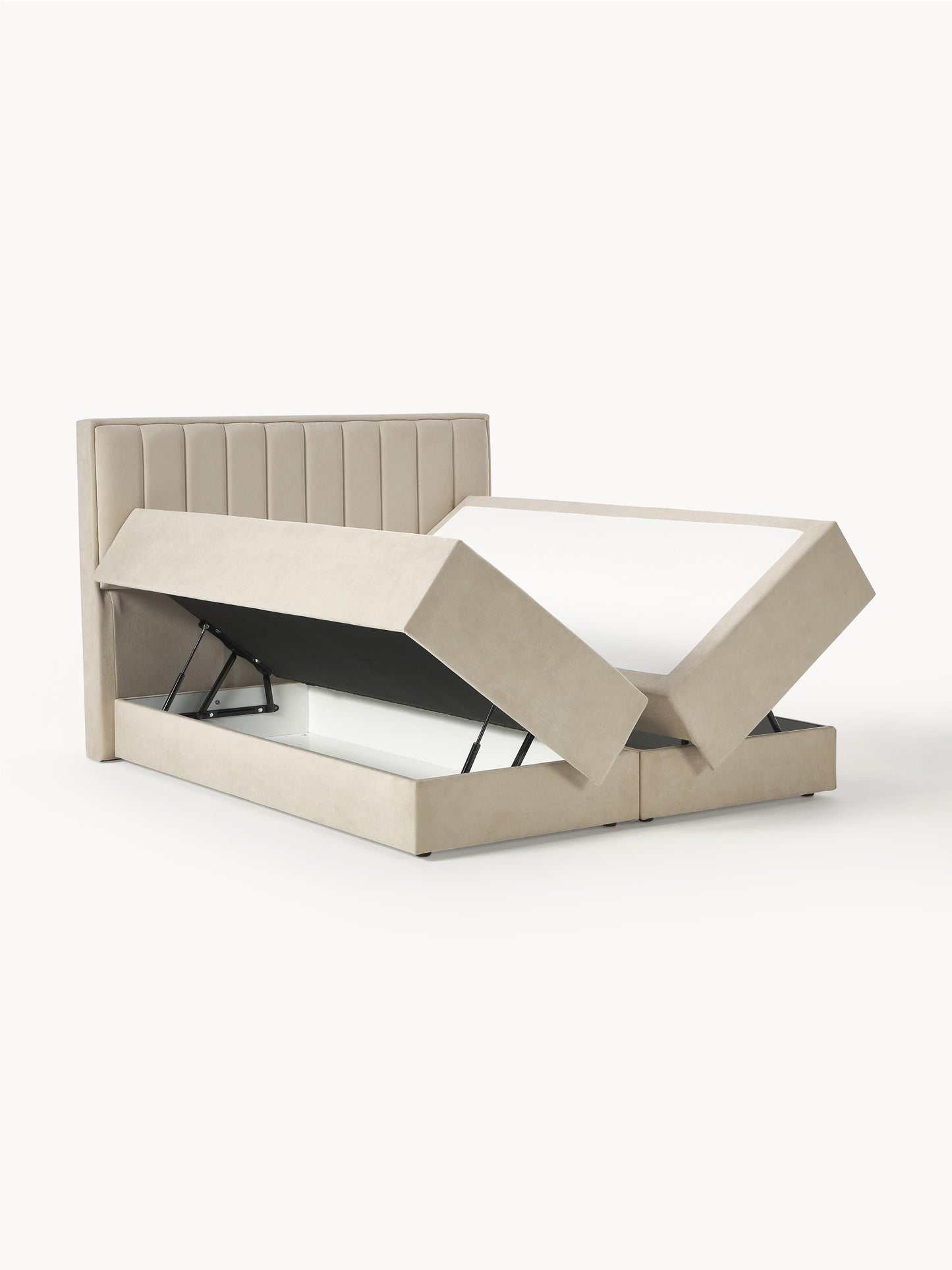 Livanne Box Spring Bed with Storage