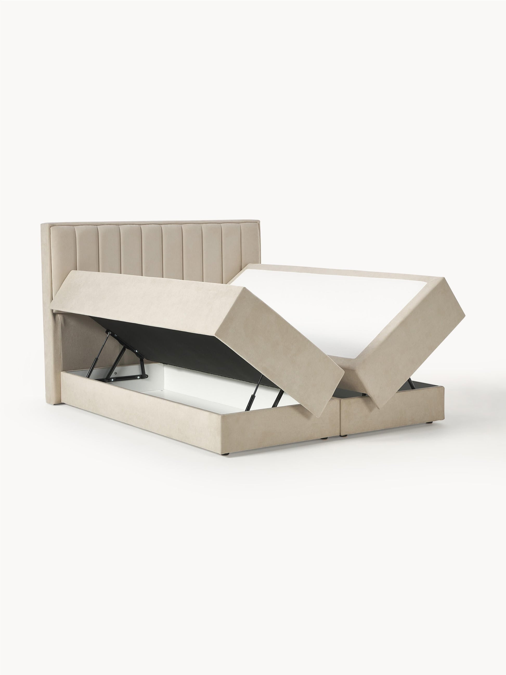 Livanne Box Spring Bed with Storage