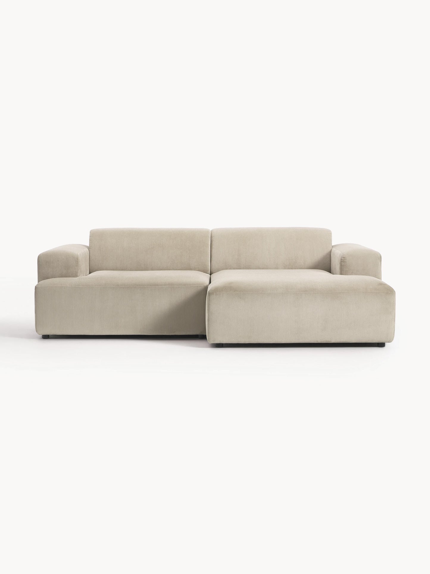 Melvina Corduroy Corner Sofa (3-Seater)