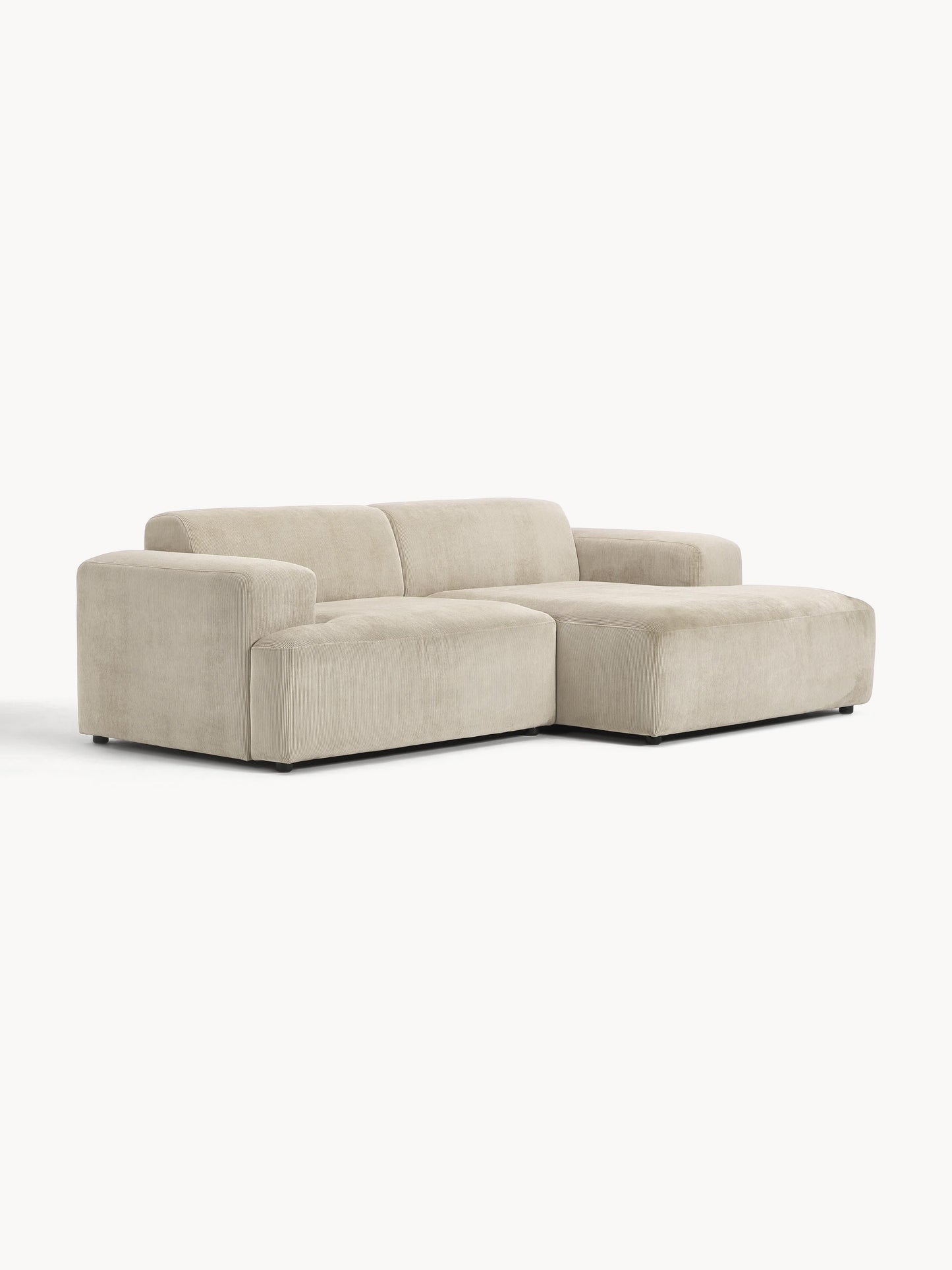 Melvina Corduroy Corner Sofa (3-Seater)