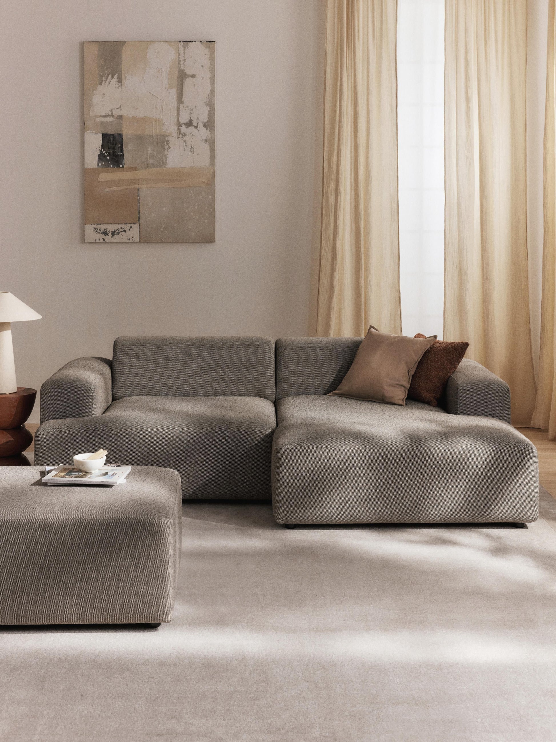 Melvina Corner Sofa (3-Seater)