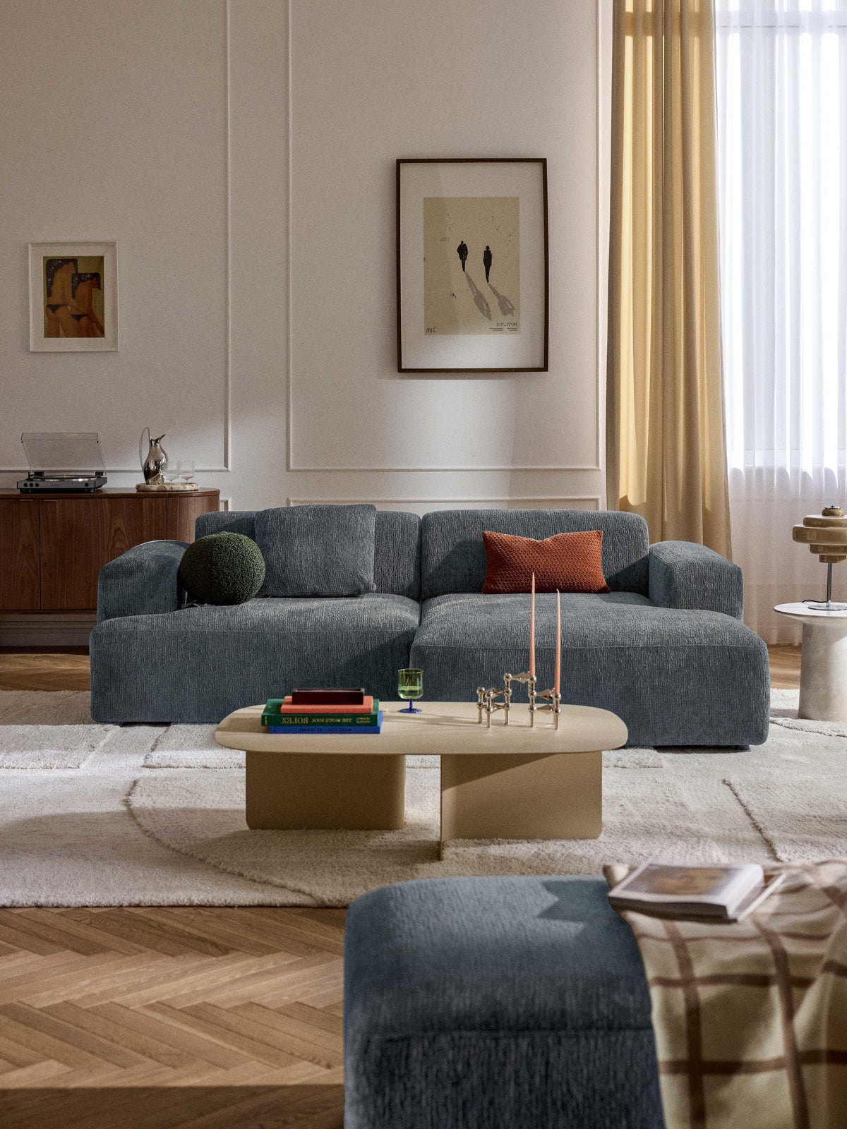 Melvina Corner Sofa (3-Seater)