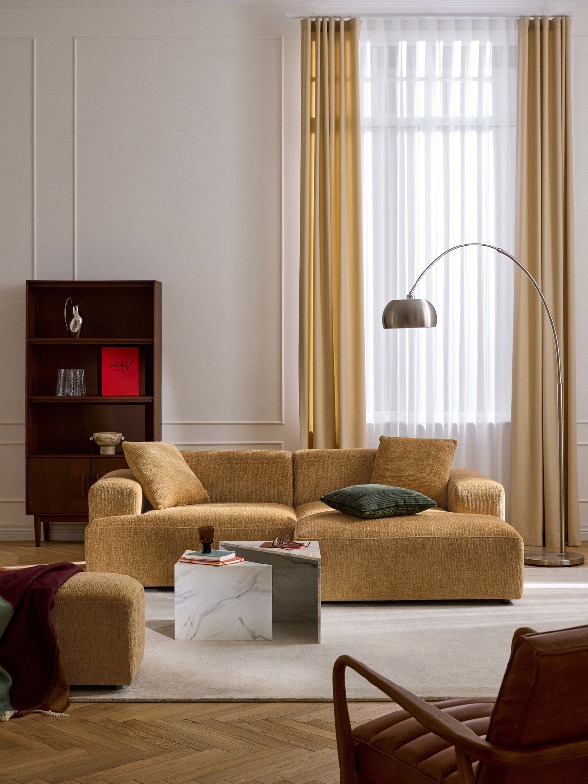 Melvina Corner Sofa (3-Seater)