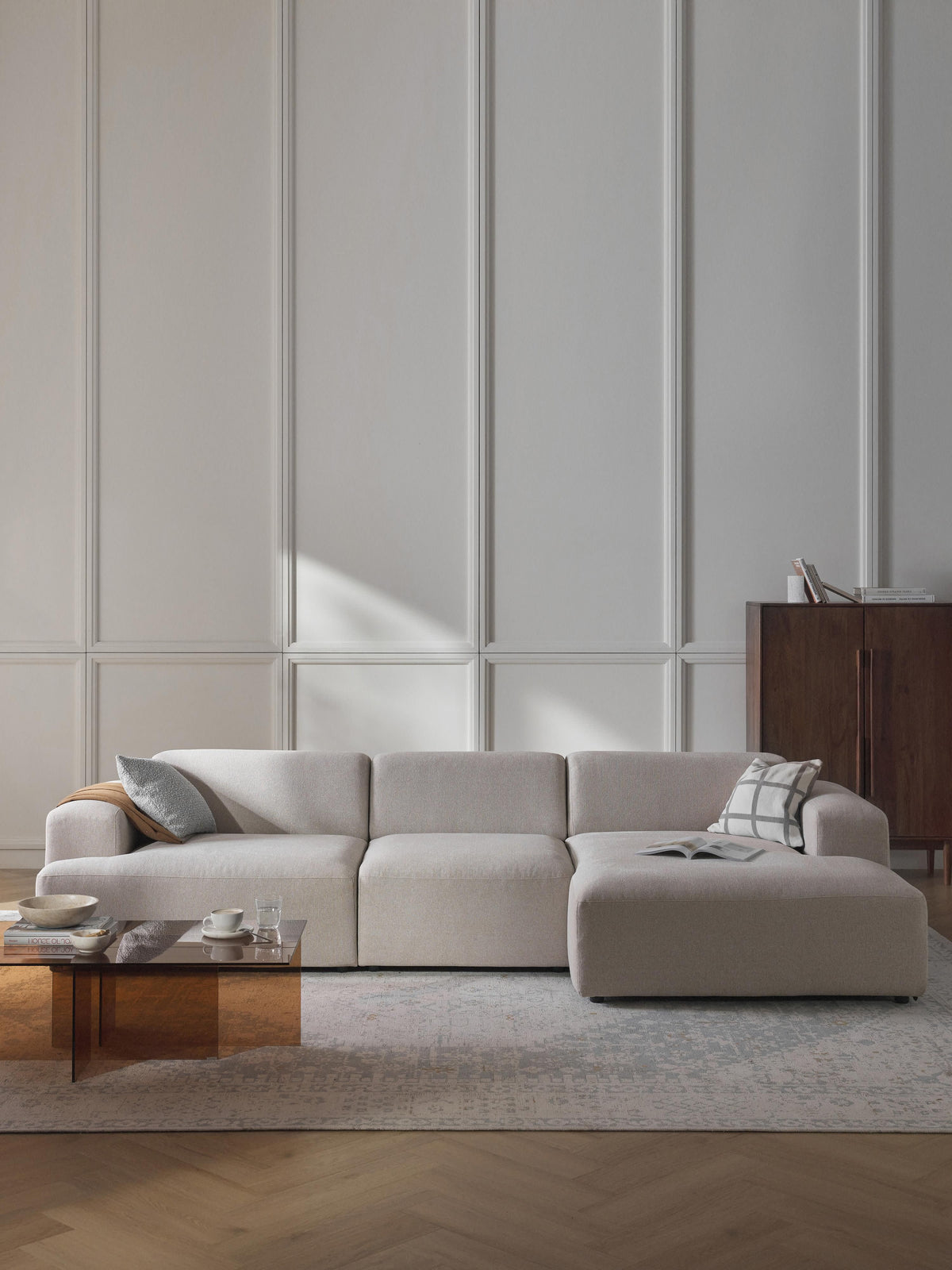 Melvina Corner Sofa (4-Seater)