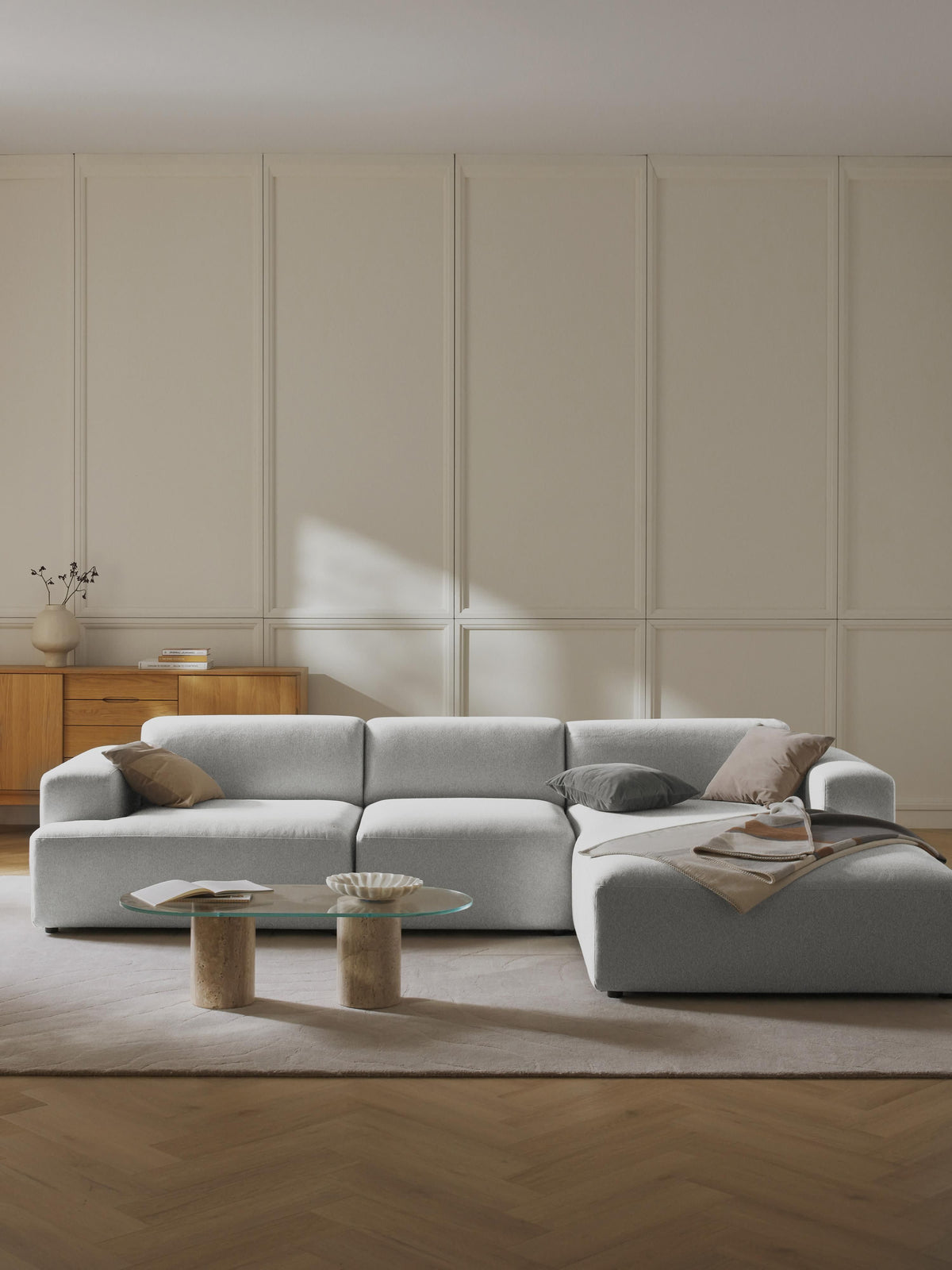 Melvina Corner Sofa (4-Seater)