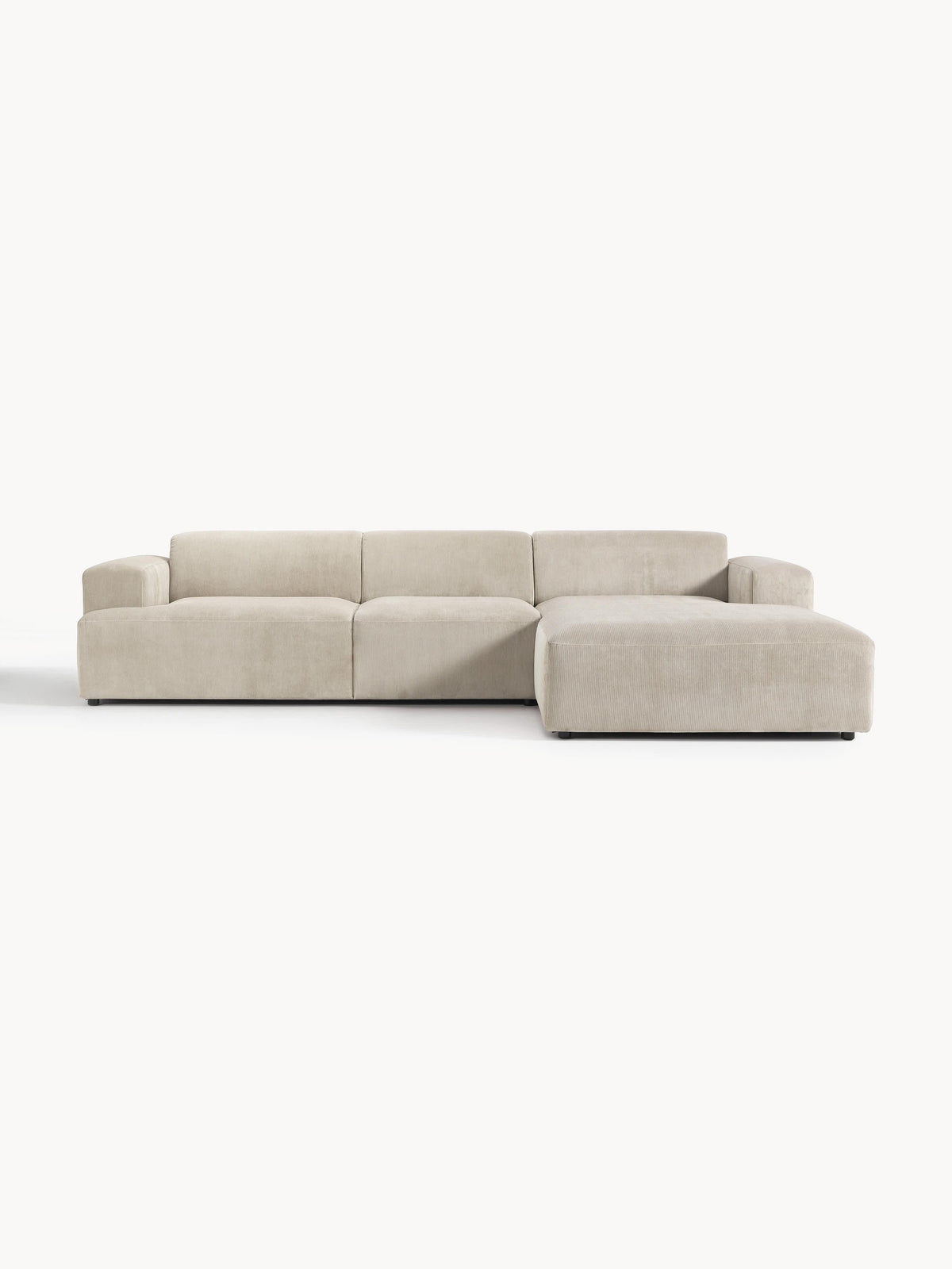 Melvina Corner Sofa in Corduroy (4-Seater)