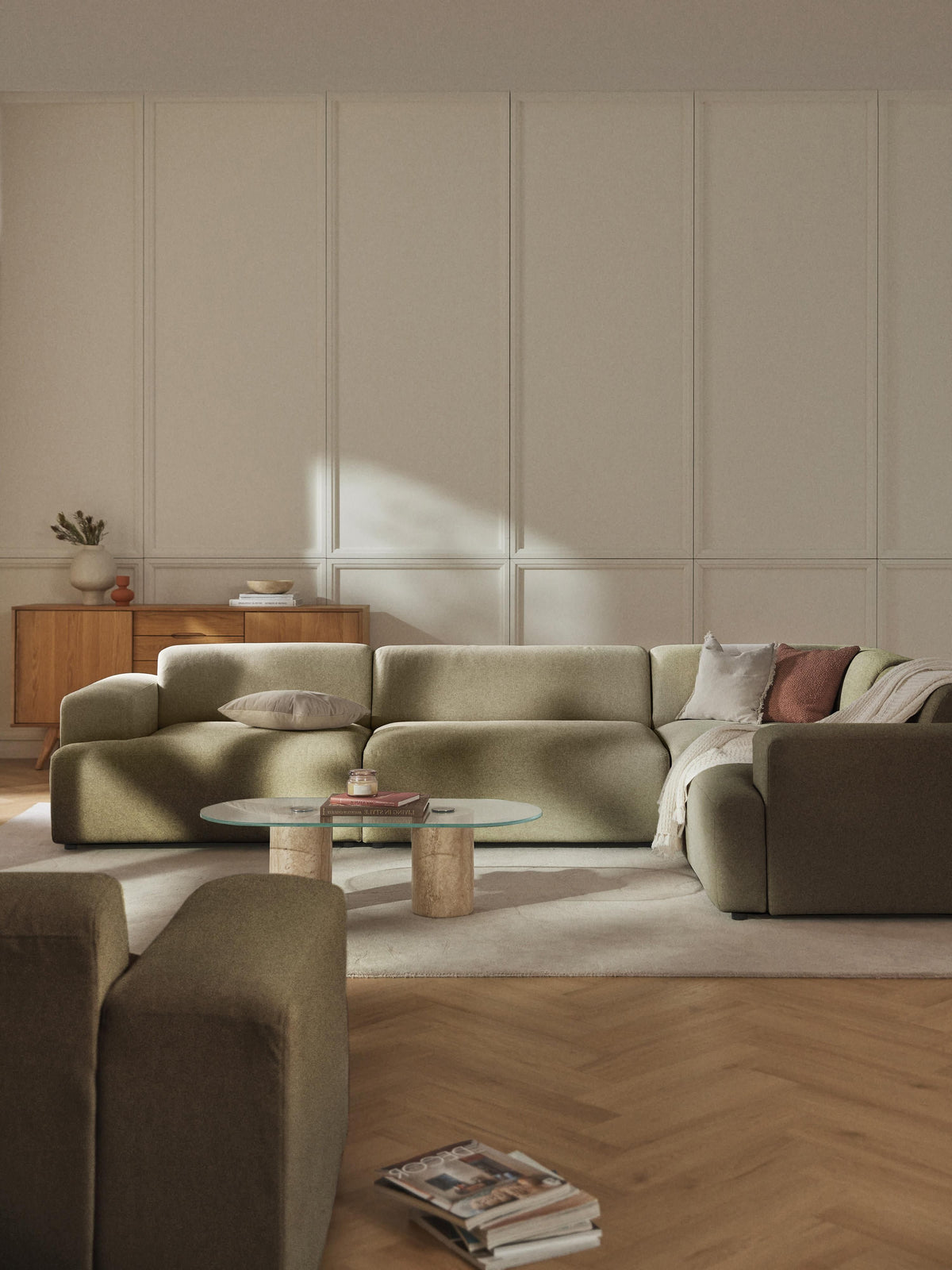 Melvina Large Corner Sofa (4-Seater)
