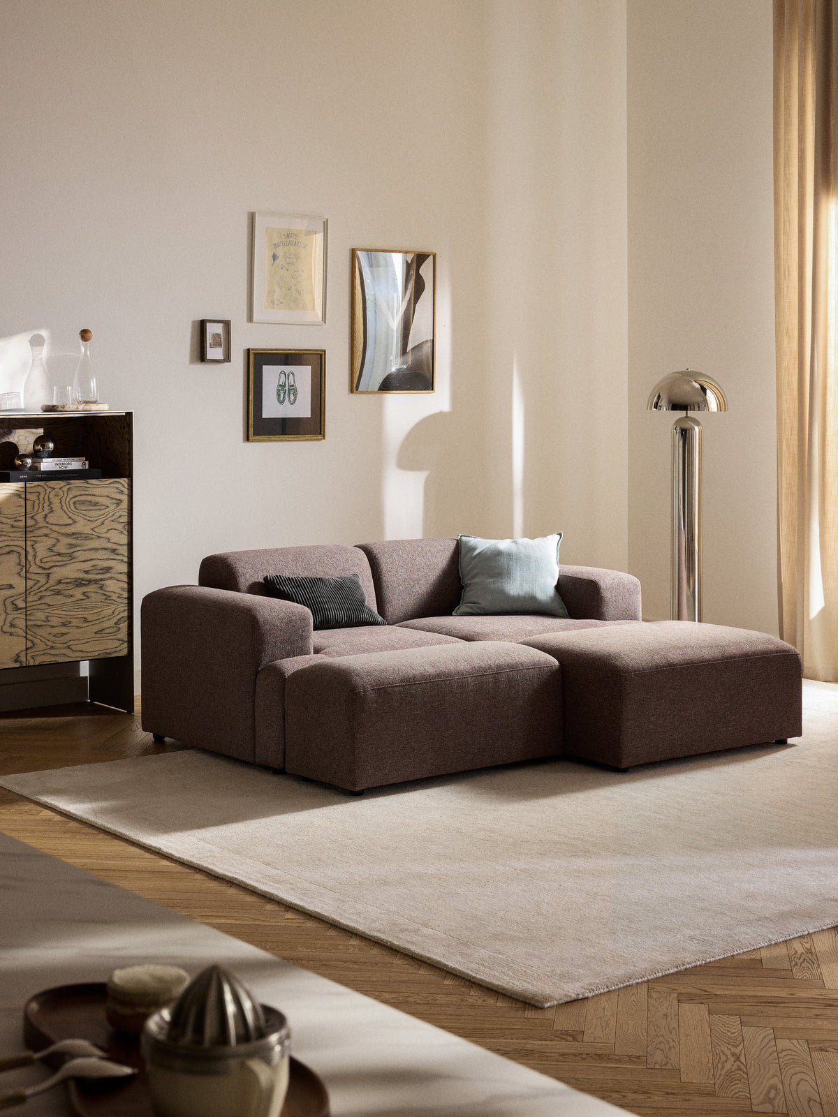Melvina Ottoman, W 99 x D 72 cm