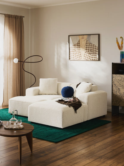 Melvina Ottoman, W 99 x D 72 cm