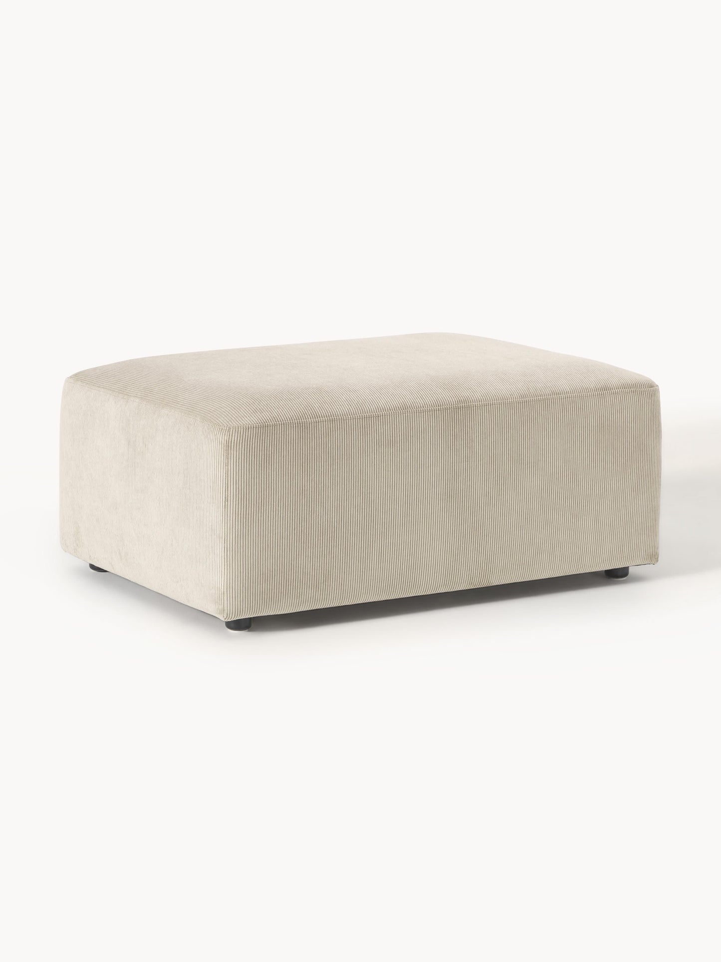 Melvina Stool in Corduroy, W 99 x D 72 cm