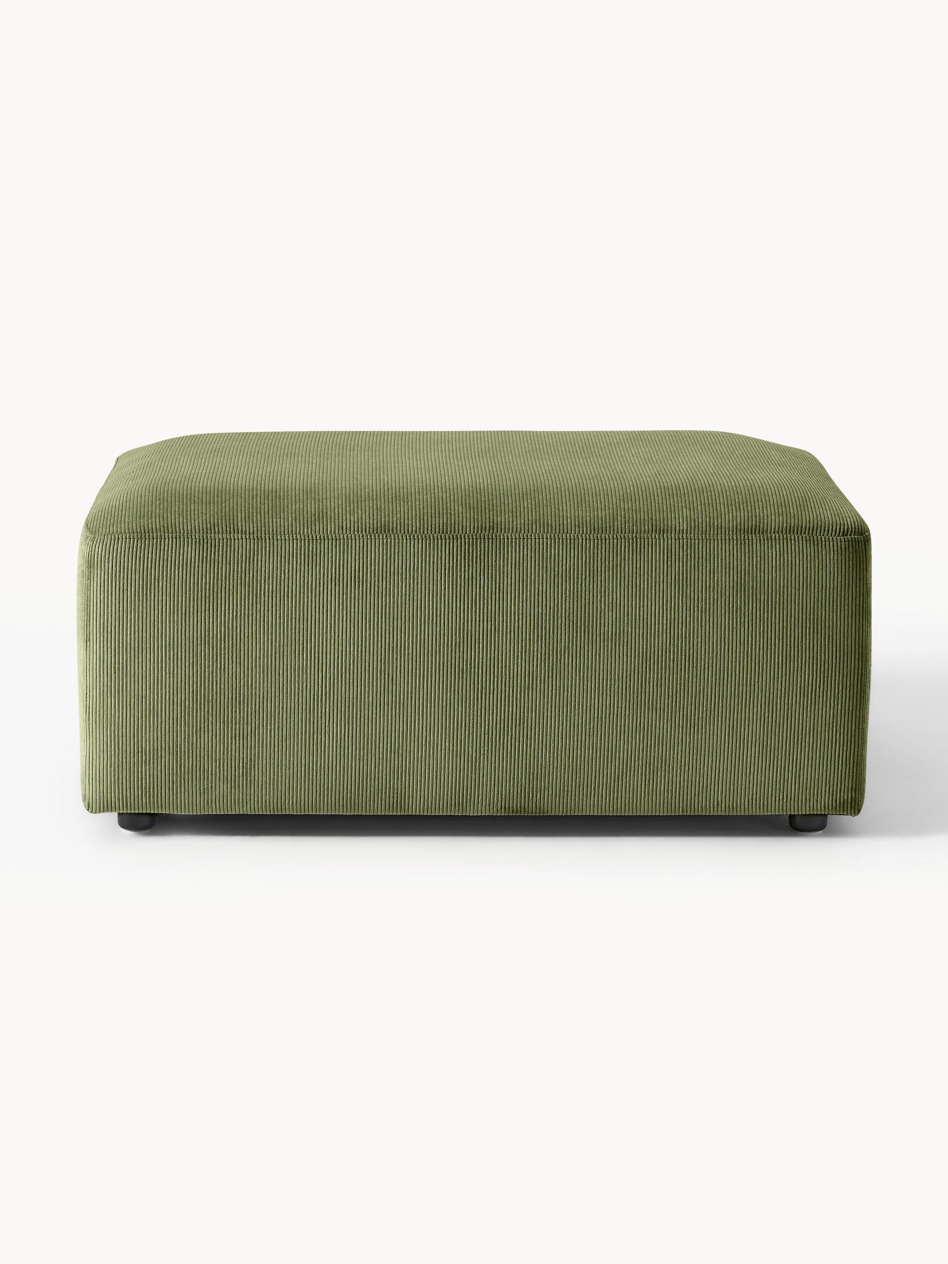 Melvina Stool in Corduroy, W 99 x D 72 cm