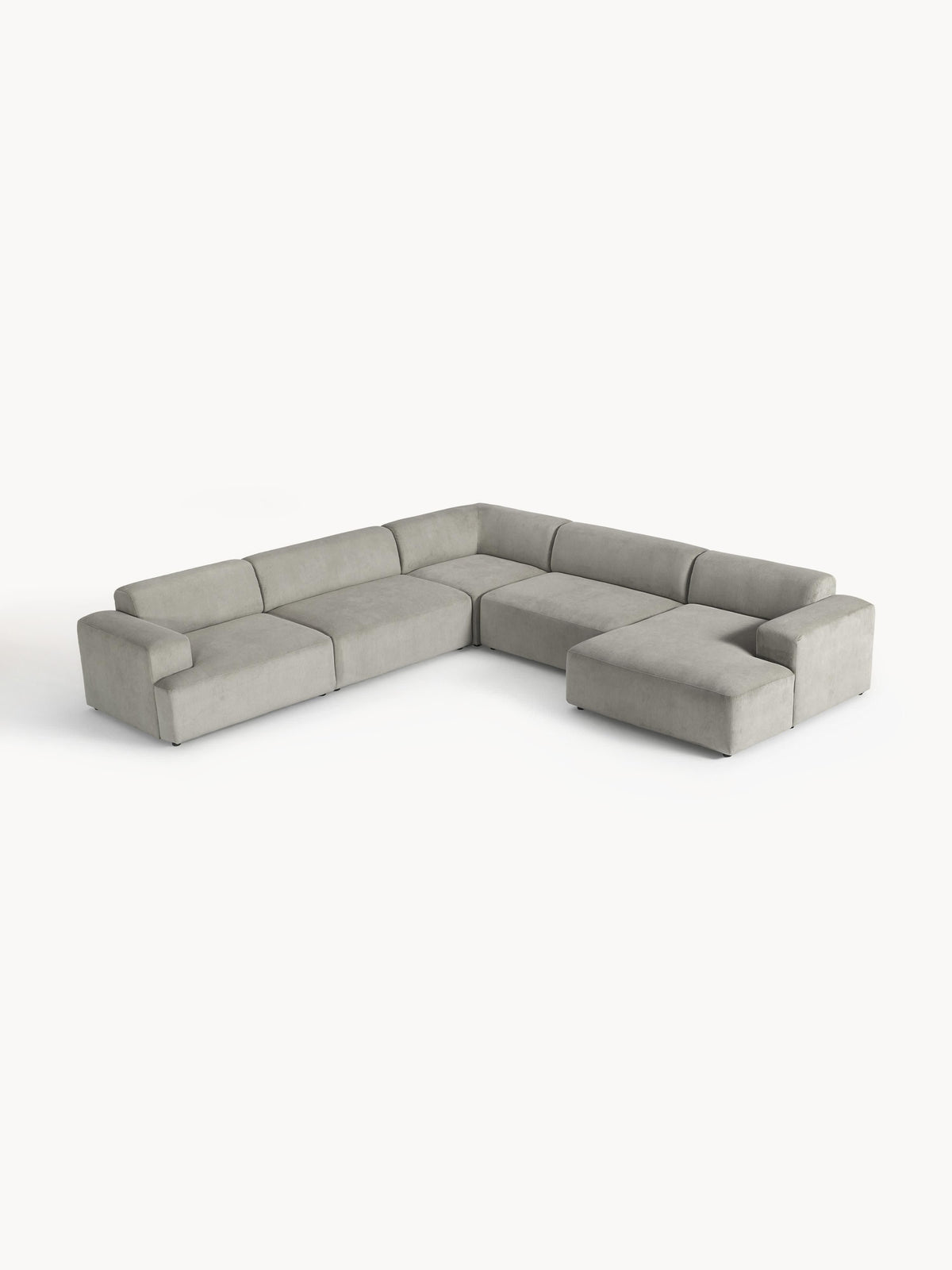 Melvina XL Corduroy Corner Sofa