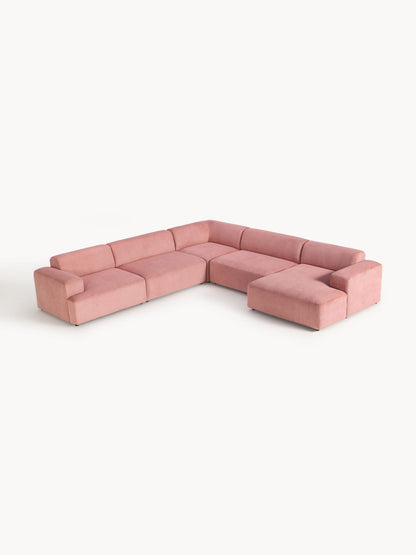 Melvina XL Corduroy Corner Sofa