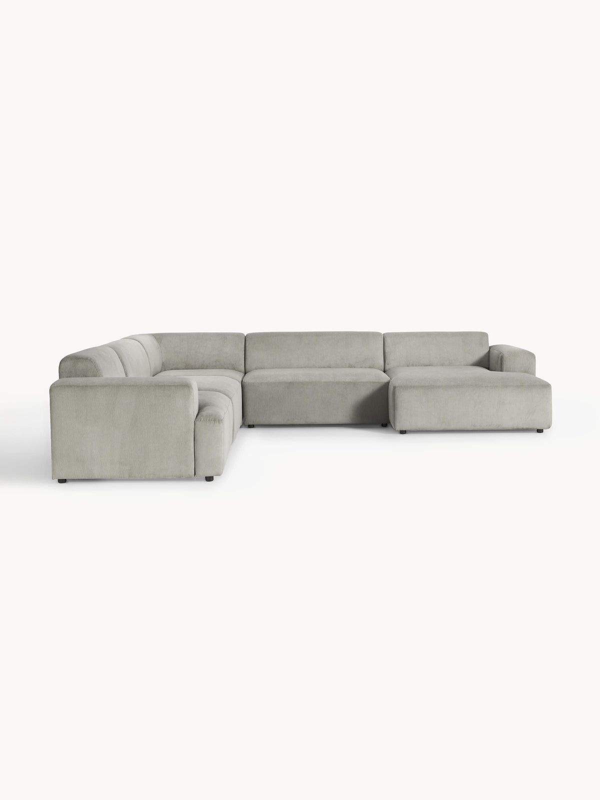 Melvina XL Corduroy Corner Sofa