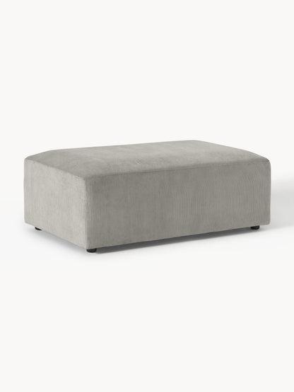 Melvina XL Corduroy Ottoman, W 116 x D 72 cm