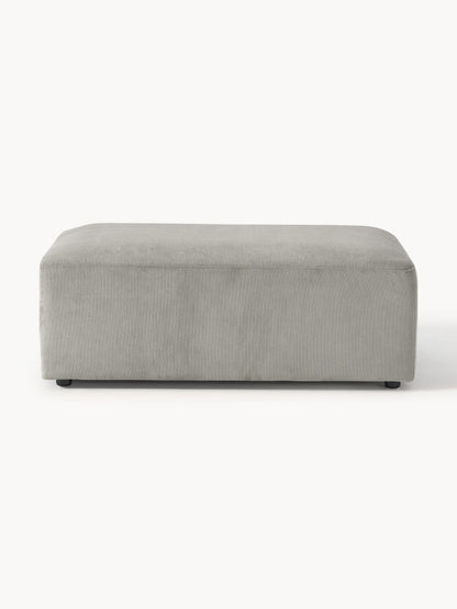 Melvina XL Corduroy Ottoman, W 116 x D 72 cm