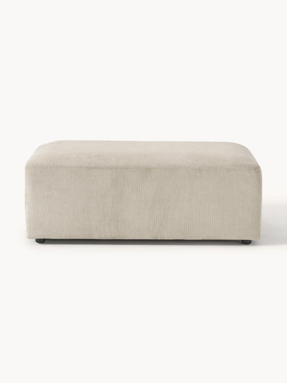 Melvina XL Corduroy Ottoman, W 116 x D 72 cm