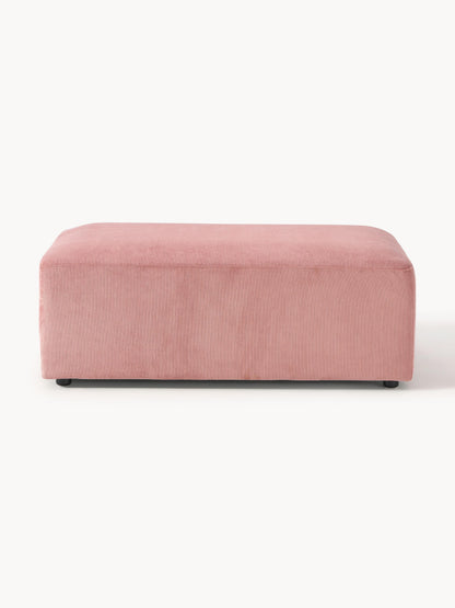 Melvina XL Corduroy Ottoman, W 116 x D 72 cm