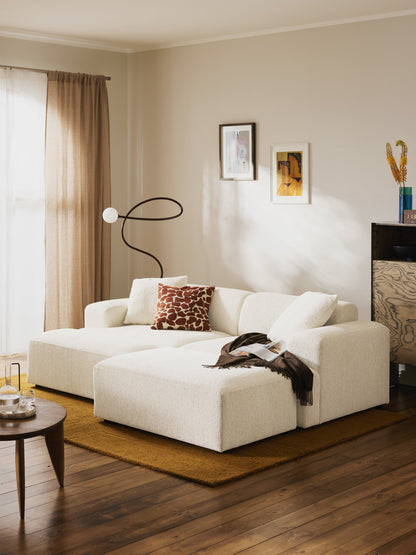 Melvina XL Ottoman, W 116 x D 72 cm