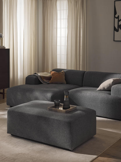 Melvina XL Ottoman, W 116 x D 72 cm