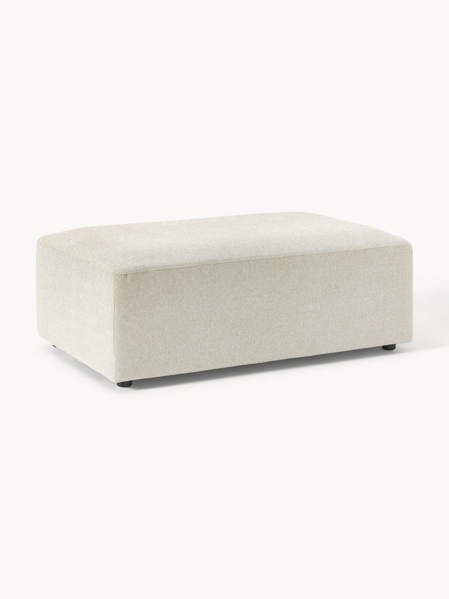 Melvina XL Ottoman, W 116 x D 72 cm