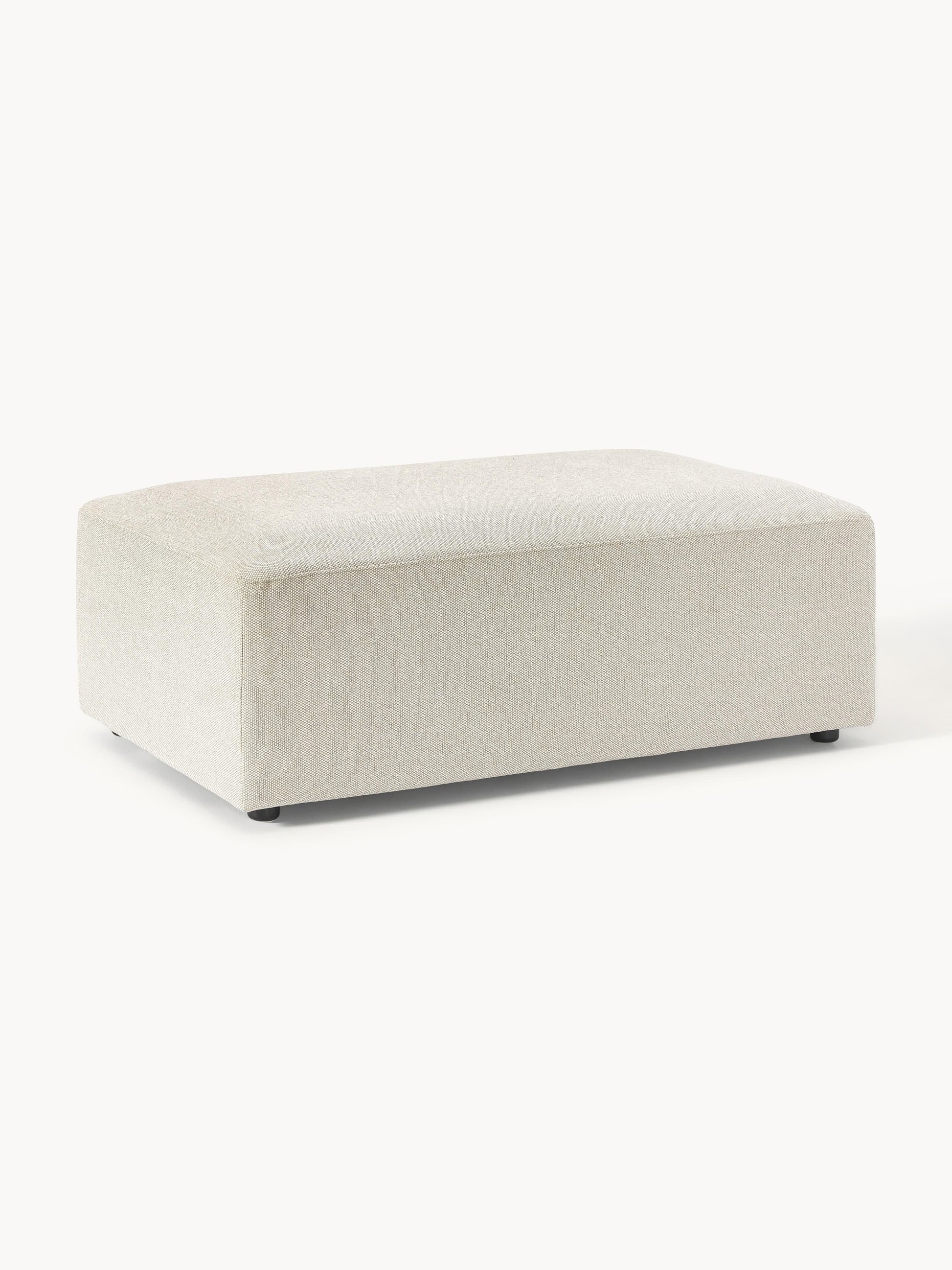 Melvina XL Ottoman, W 116 x D 72 cm