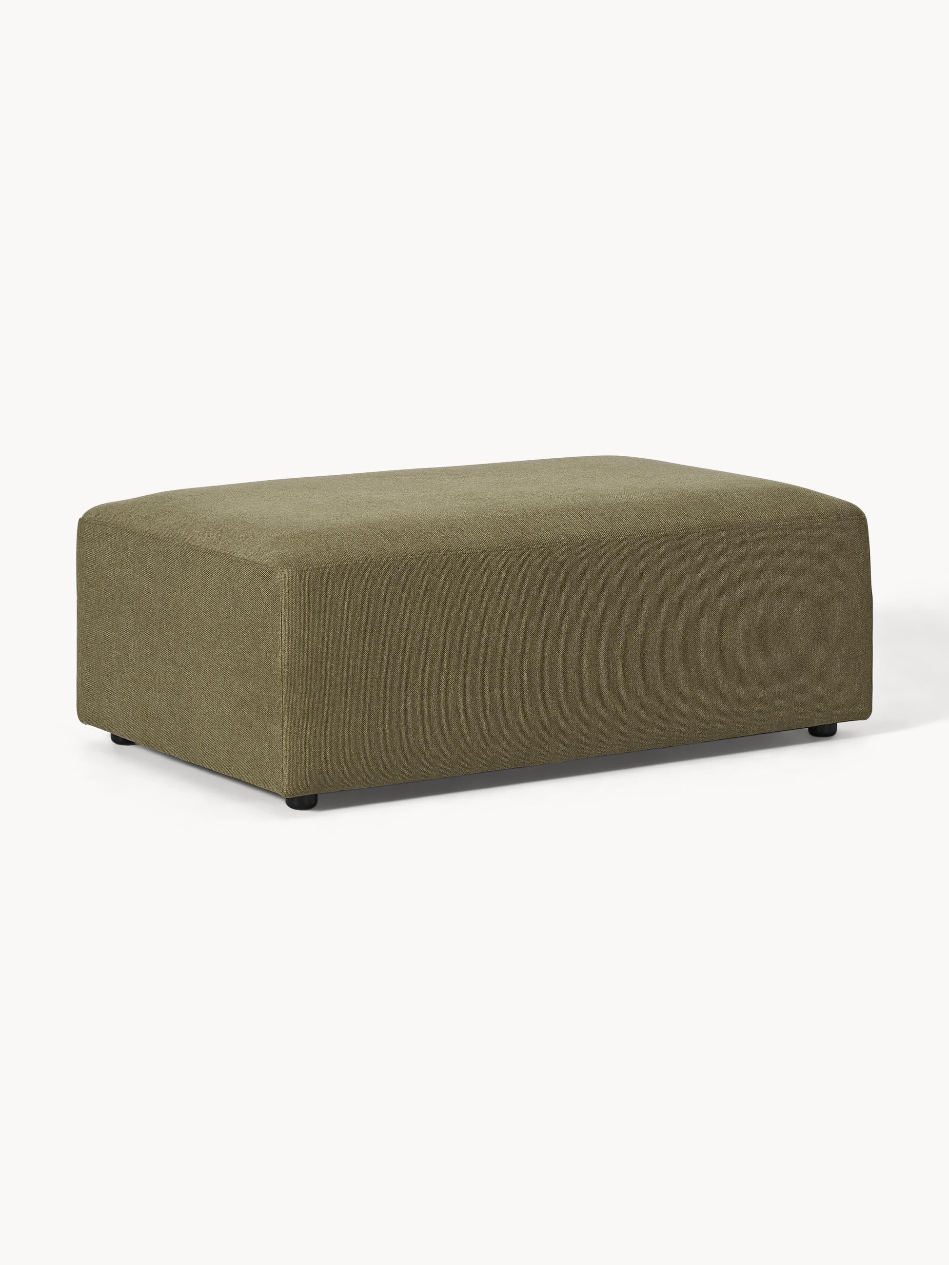 Melvina XL Ottoman, W 116 x D 72 cm