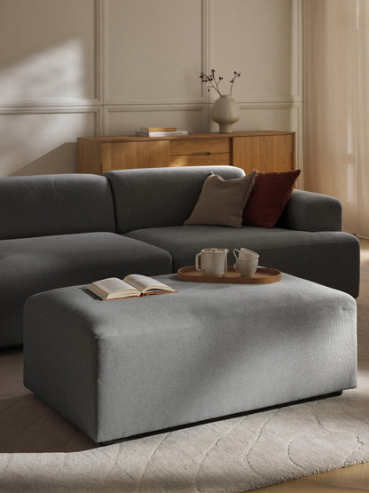 Melvina XL Ottoman, W 116 x D 72 cm