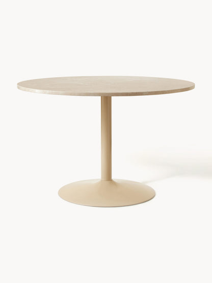 Milveda Oval Marble Dining Table, 120 x 90 cm