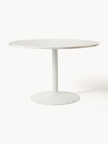 Milveda Oval Marble Dining Table, 120 x 90 cm