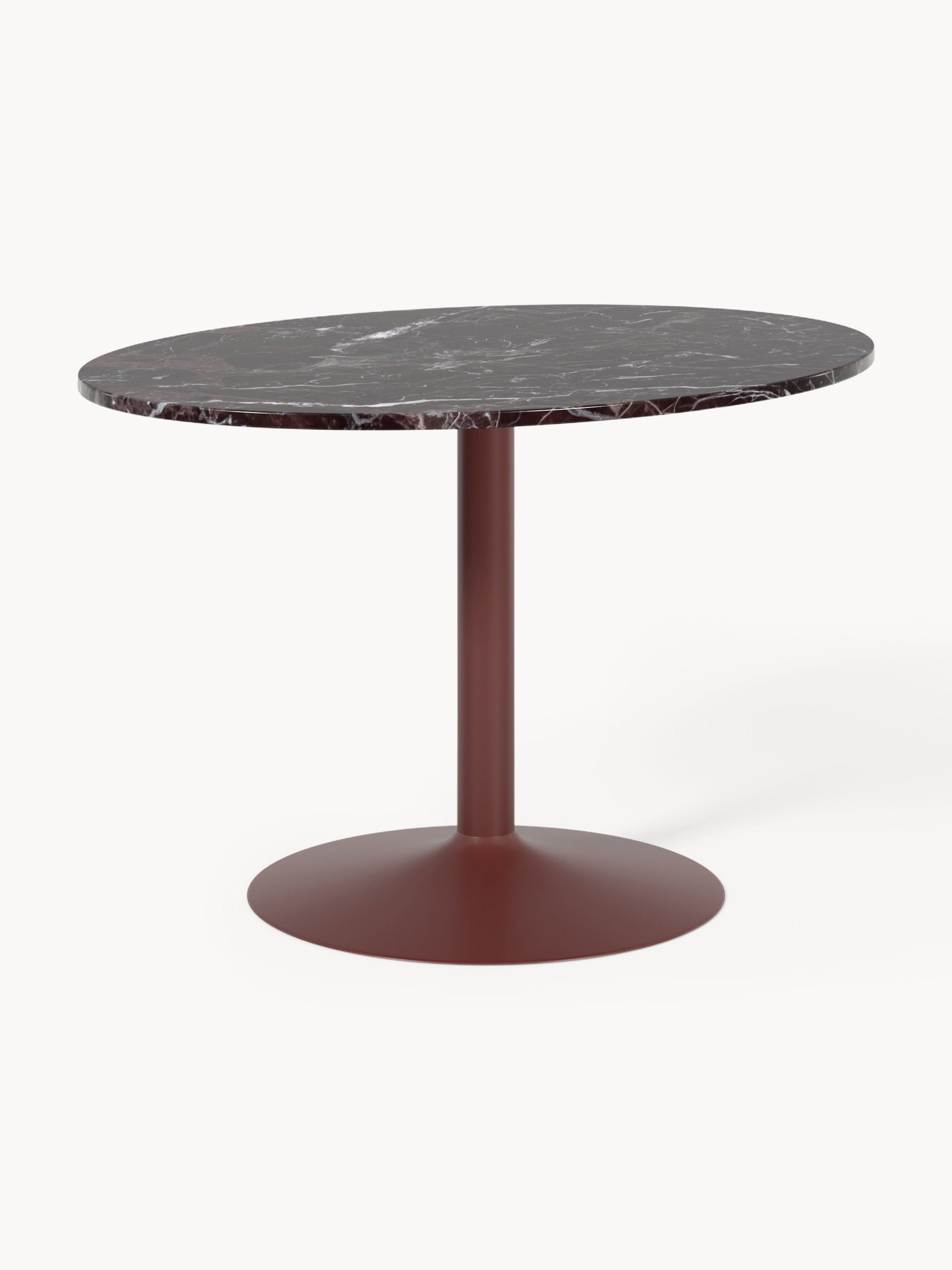 Milveda Oval Marble Dining Table, 120 x 90 cm