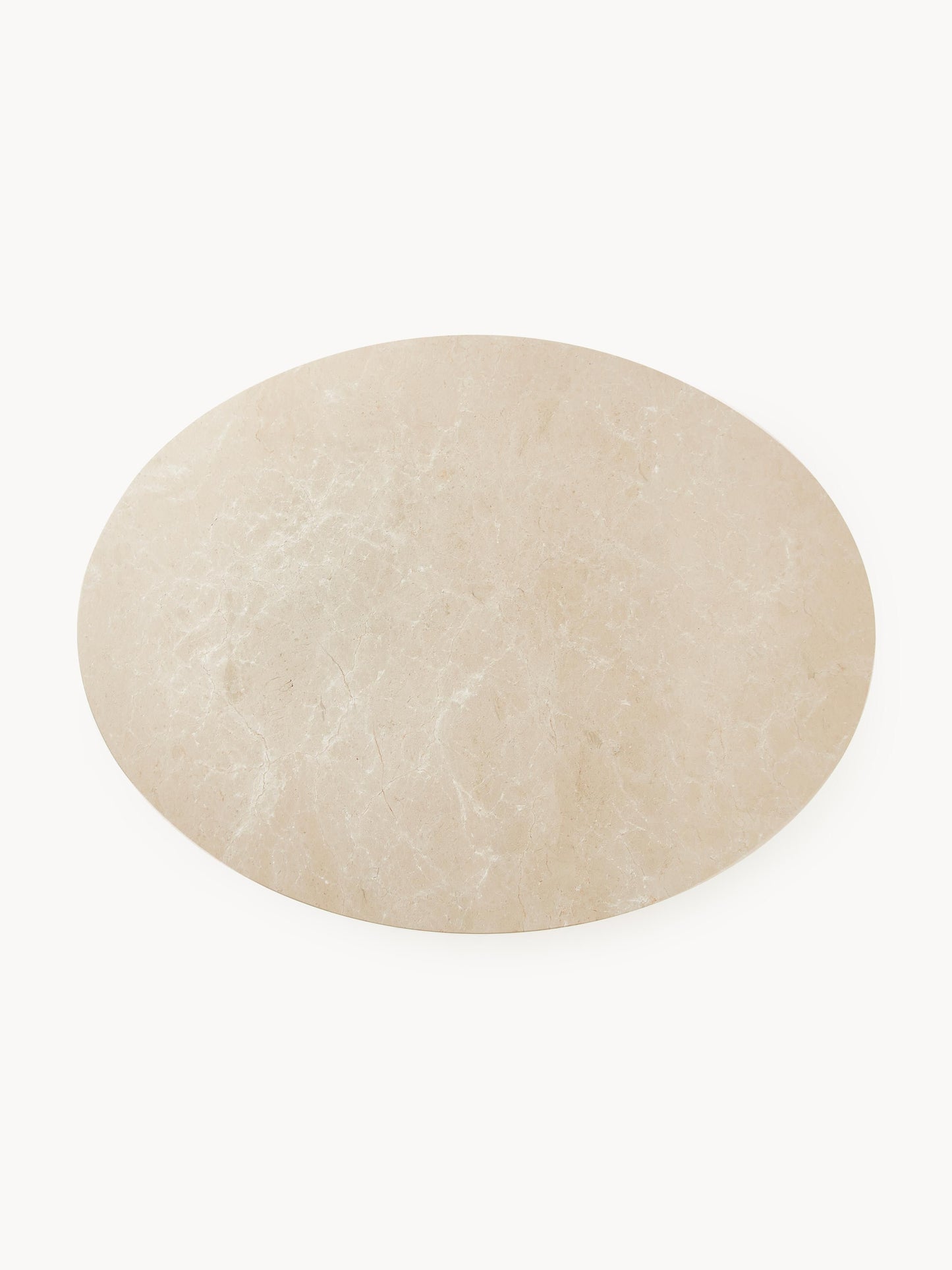 Milveda Oval Marble Dining Table, 120 x 90 cm